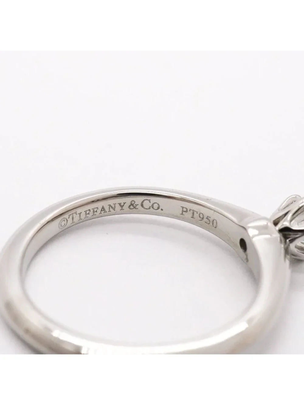 Tiffany & Co Ring Solitaire Platinum Diamond